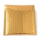 ポリエチレン＆アルミラミネートフィルム包装袋  バブルメーラー  パッド入り封筒  長方形  砂茶色  17~18x15x0.6cm OPC-K002-03C-1