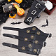 Adjustable PU Leather Cuff Wristband for Bikers AJEW-WH0415-25B-4
