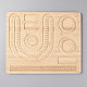 Прямоугольные доски для дизайна деревянных браслетов TOOL-YWC0003-03B-1