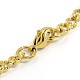 304 Stainless Steel Curb Chain/Twisted Chain Bracelet Making STAS-A028-B142G-2