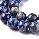 Chapelets de perles rondes en lapis-lazuli naturel G-E262-01-10mm-7