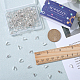Sunnyclue 200 Stück Eispickel-Klemmbügel aus Legierung FIND-SC0006-13S-3