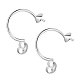 925 Sterling Silver Earring Findings STER-BC0001-25P-1