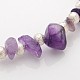 Fabulous Natural Gemstone Beaded Bracelets BJEW-JB01854-3