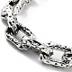 Bracelets de chaîne de câble en alliage rétro pour femmes et hommes BJEW-L684-005AS-2