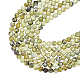 Arricraft natürliche gelbe Türkis (Jaspis) Perlen Stränge G-AR0002-12-1