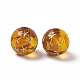 Perlas de esfera de acrílico chapado OACR-H019-11-3