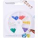 PandaHall Elite 60pcs Glass Smooth Teardrop Beads for Party Decorations DIY Craft GLAA-PH0007-09-8