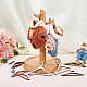 Wood Doll Clothes Hangers DOLL-WH0004-03A-5
