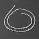 Transparent Glass Beads Strands GLAA-P035-5x3mm-B01-2