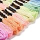 12 Skeins 12 Colors 6-Ply Polyester Embroidery Floss OCOR-M009-01B-13-2