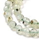Chapelets de perles en préhnite naturelle G-C009-A21-4