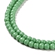 Chapelets de perles en verre imitation jade GLAA-K062-A01-02-3