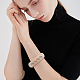 Unfinished Wood Plain Bangle for Women BJEW-WH0018-17-5