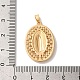 Латунные микро проложить кубического циркония подвески KK-M294-06G-02-3