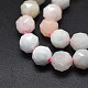 Chapelets de perles en morganite naturelle G-I249-B09-3