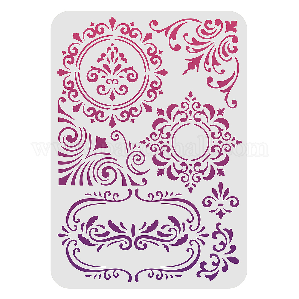 Shop FINGERINSPIRE Flower Mandala DIY Decorative Stencil Template 29