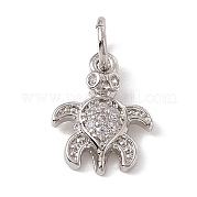 Латунные микро проложить кубического циркония подвески ZIRC-F132-32P