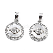 Латунные микро проложить кубического циркония подвески KK-L222-019P