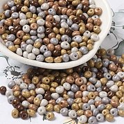 6/0 стеклянный бисер непрозрачной краски для выпечки SEED-M012-02A-25