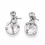 Латунный микро-паве кубический цирконий KK-U056-56P