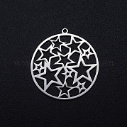 Не тускнеющие филигранные подвески из нержавеющей стали 201 STAS-T049-T692-1