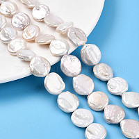 Нити бусин из натурального нуклеата кеши PEAR-S018-03I