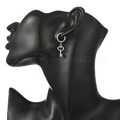 Pendientes colgantes de aro de acero inoxidable 304&nbsp;EJEW-JE07316