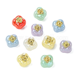 18шт 6 цвета акриловые бусины с УФ-покрытием&nbsp;MACR-CJ0002-35