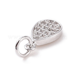 Латунные микро проложить кубического циркония подвески KK-I614-064P