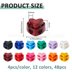 44 шт. 11-х цветные нейлоновые пружинные шнуры-замки&nbsp;FIND-FH0016-85