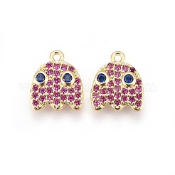 Латунные микро проложить кубического циркония подвески KK-I648-07