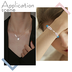 6 комплект из 925 застежек-карабинов из стерлингового серебра&nbsp;STER-BBC0001-18