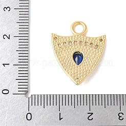 Латунные микропаве прозрачные подвески с фианитом KK-U064-03G