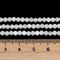 Бусины из натурального радужного лунного камня G-RM250101-B20