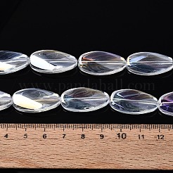 Гальванизируйте прозрачное стекло бисер нитей&nbsp;EGLA-N055-02