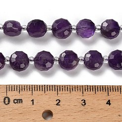 Природный аметист нитей бисера G-B153-A13