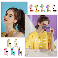 Подвески из сплава эмали 40шт 10 стиля ENAM-FH0001-48