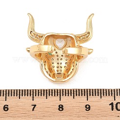 Messing Micro Pave Zirkonia Manschette offene Ringe&nbsp;CU-Z002-01G