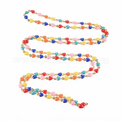 Ионное покрытие (ip) 304 нержавеющая сталь сердцевидные цепи&nbsp;STAS-N092-124