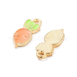 Подвески из эмалевого сплава с покрытием из легкого золота&nbsp;ENAM-M219-09KCG-02