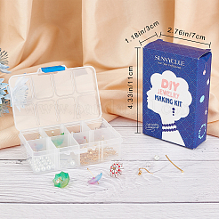 Kits de fabrication de boucles d'oreilles bricolage&nbsp;DIY-SC0013-96