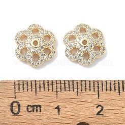 Латунь микро проложить кубический цирконий шарик KK-A194-04G