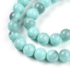 Выпечка окрашенные стеклянные бусины&nbsp;X1-DGLA-N013-10mm-04