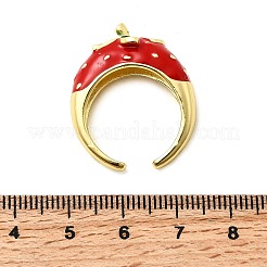 Латунь регулируемые манжеты кольца&nbsp;LS-RJEW-C143-01A-G