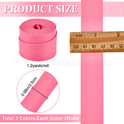 9шт 3 цвета pu кожа противоскользящая накладка на теннисную ракетку DIY-CN0002-75