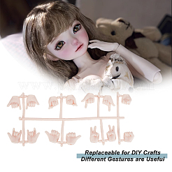 8 комплект жестовых аксессуаров для кукол bjd из ПВХ DIY-GO0002-51