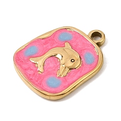Pendentifs en acier inoxydable 303 émaillé&nbsp;SA-CBA9D90-07G-03
