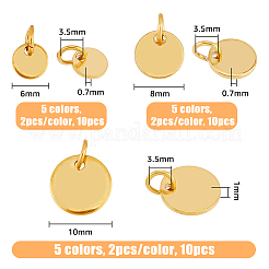 30 шт. 15 стиля подвески из нержавеющей стали 304&nbsp;STAS-FH0002-17