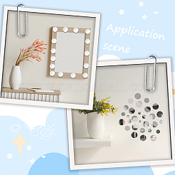 250 шт. акриловые самоклеящиеся наклейки на зеркало&nbsp;AJEW-SP0001-21A